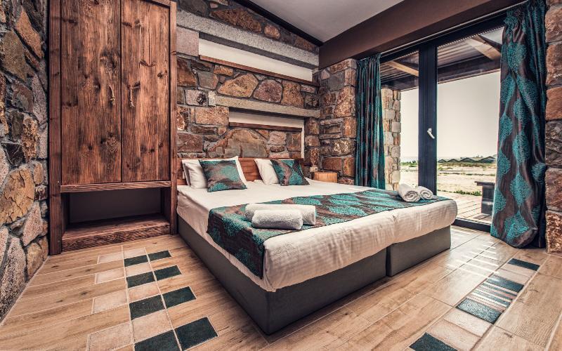 Keros Blue Luxury Rooms & Villas Kalliopi Bagian luar foto